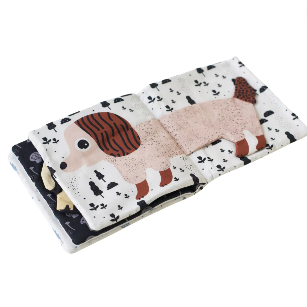 Wee Gallery Cloth Book: Peekaboo Pets - Image 3