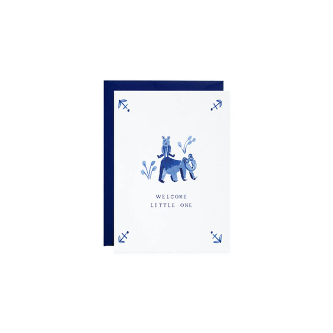Welcome Little Bear Petite Card by Mr. Boddington's Studio
