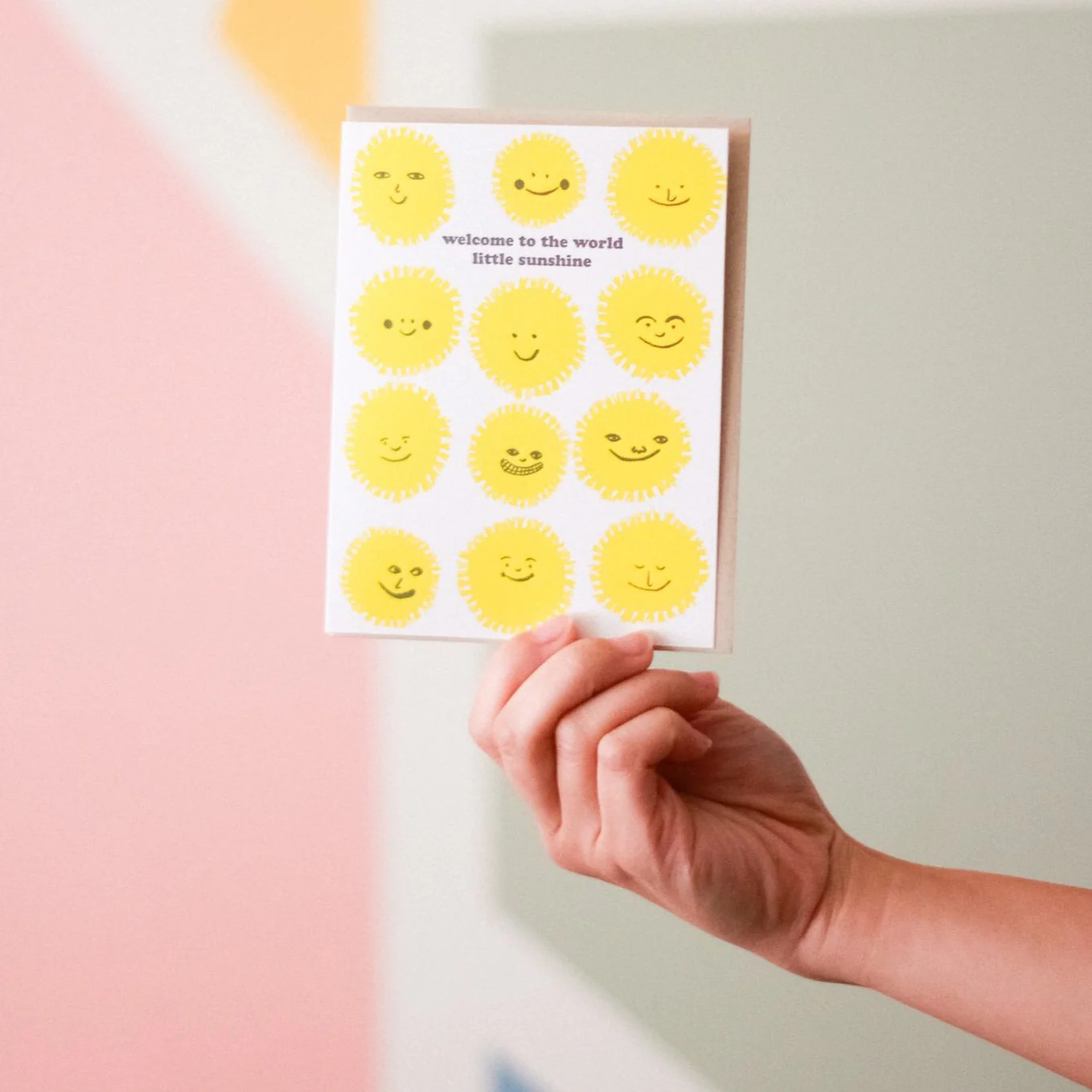 Welcome Sunshine Card by Egg Press - Image 2