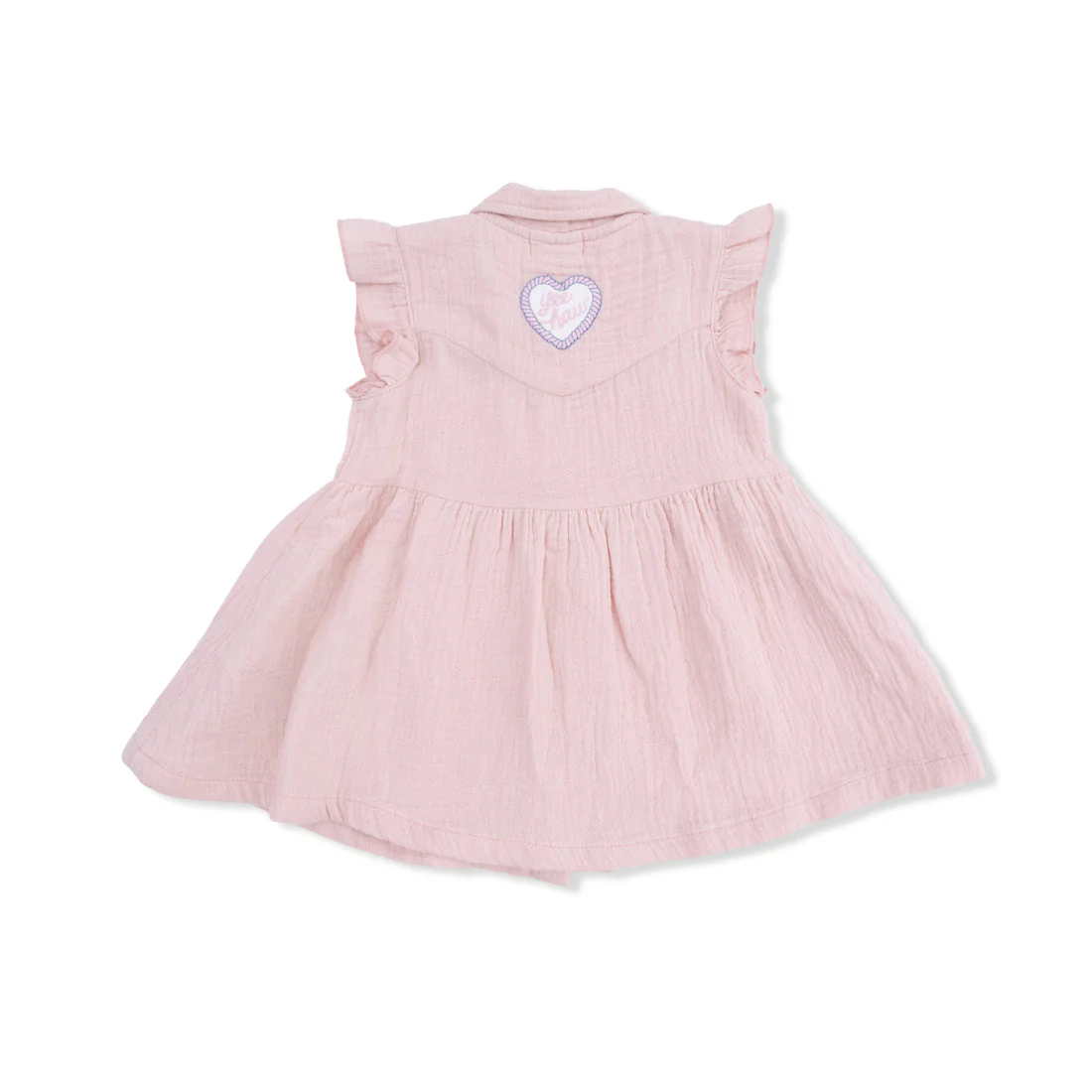 Western Pearl Snap Dress & Bloomer- Yee Haw Cowgirl by Angel Dear - Image 5