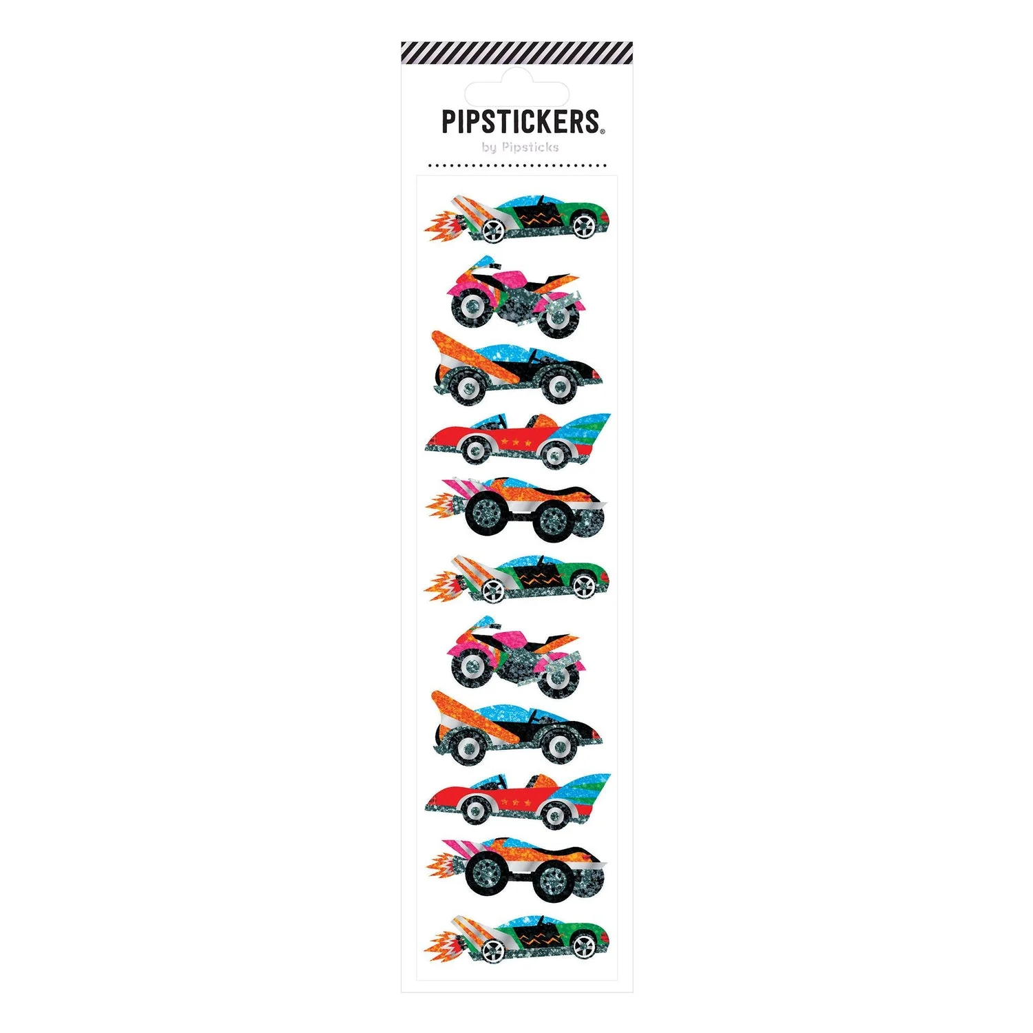Wheelie Fast Stickers by Pipsticks