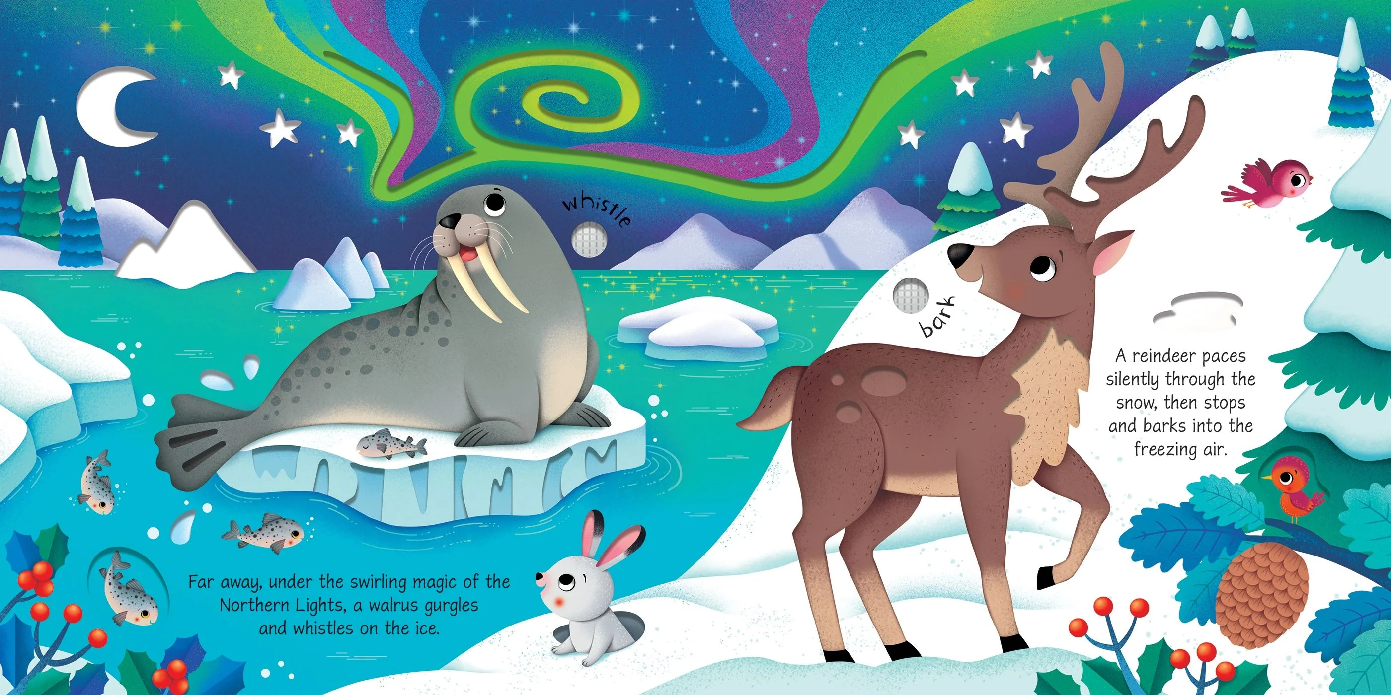 Wild Animals Sound Book by Usborne Books - Image 2