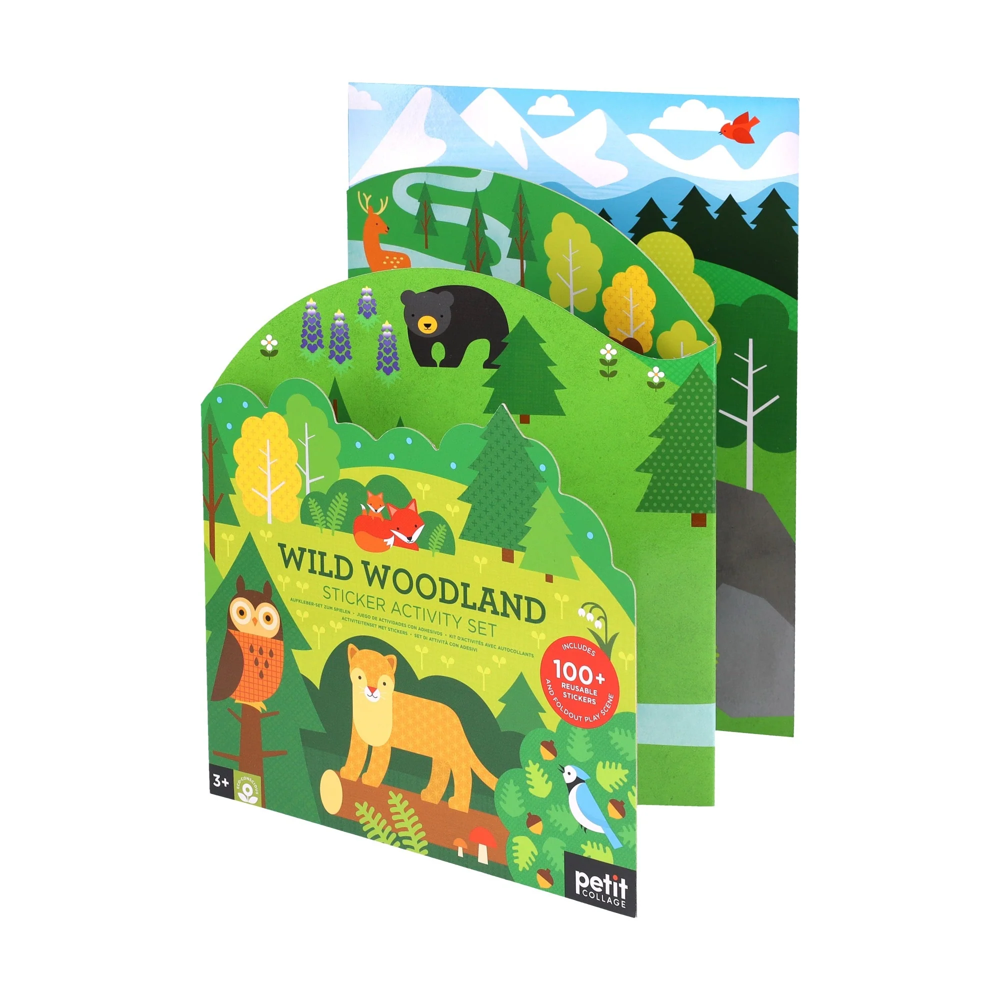 Wild Woodland Sticker Activity Set by Petit Collage - Image 3