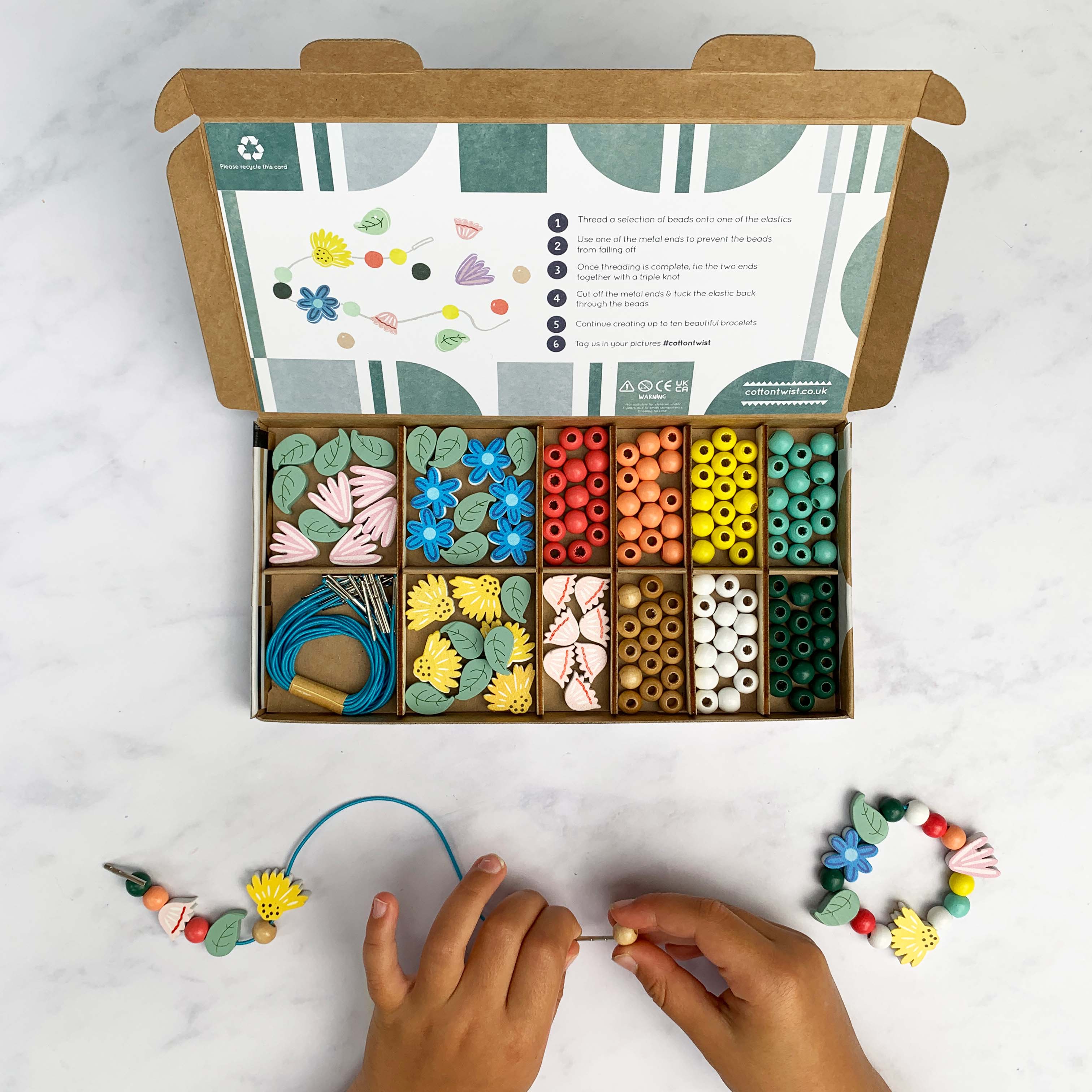 Wildflower Bracelet Making Kit by Cotton Twist - Image 4