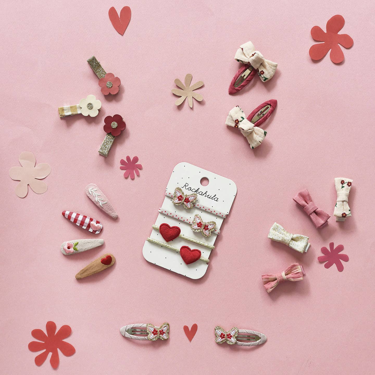 Wildflower Mini Bow Clip Set by Rockahula Kids - Image 3