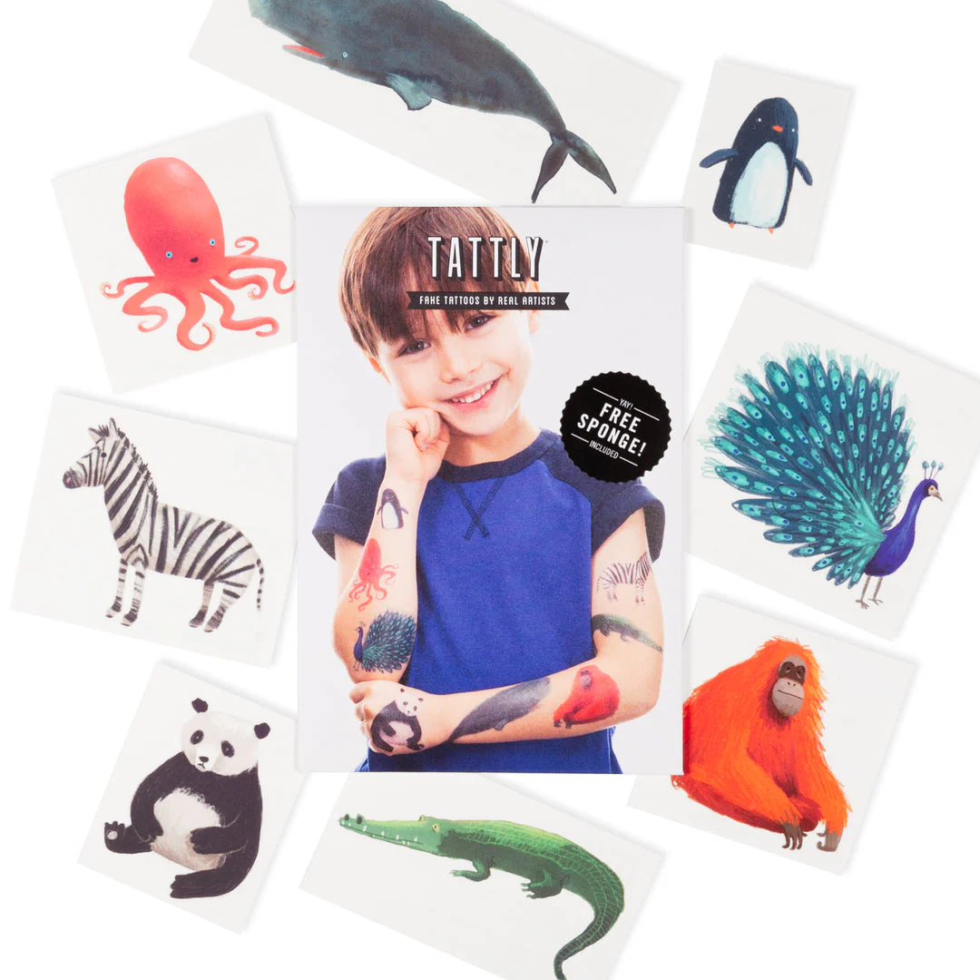 Wildlife Tattoo Set by Tattly - Image 2