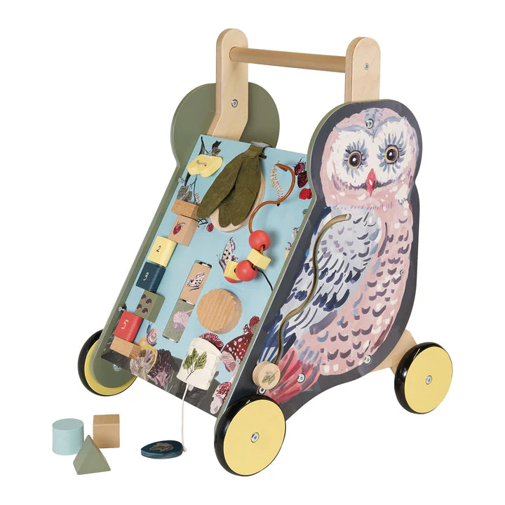 Wildwoods Owl Push Cart by Manhattan Toy - Image 3