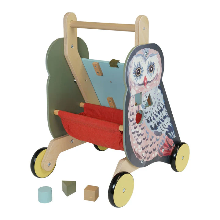Wildwoods Owl Push Cart by Manhattan Toy - Image 4