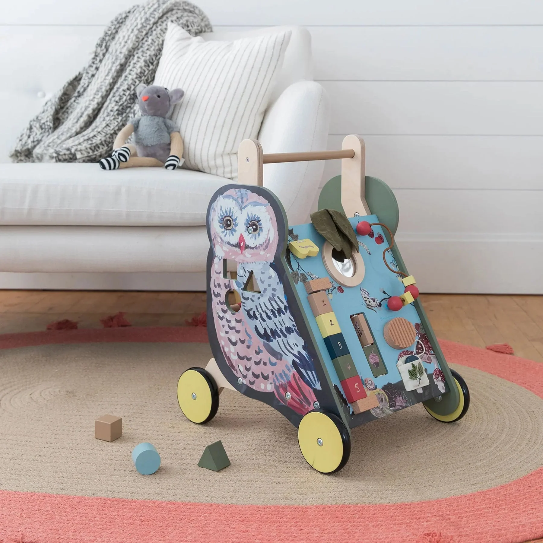Wildwoods Owl Push Cart by Manhattan Toy - Image 8