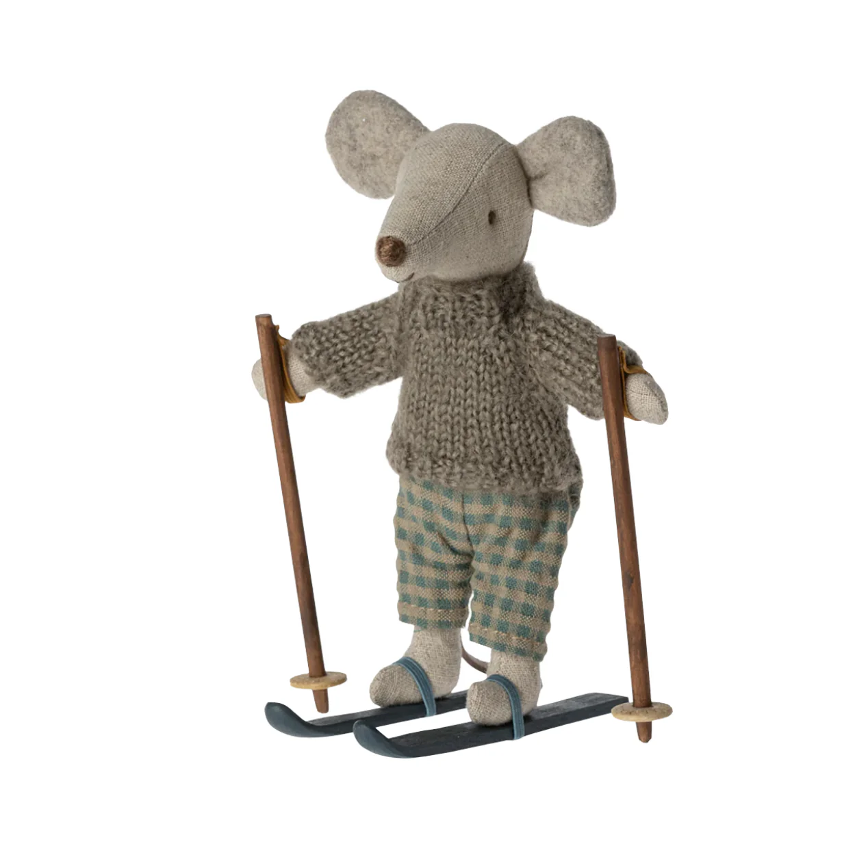 Winter Mouse with Ski Set, Big Brother by Maileg
