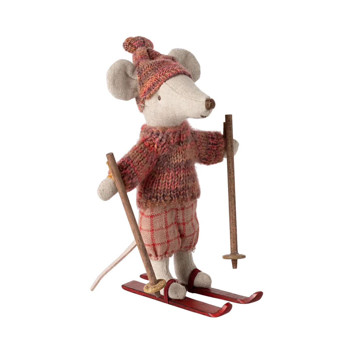 Winter Mouse with Ski Set, Big Sister - Rose by Maileg
