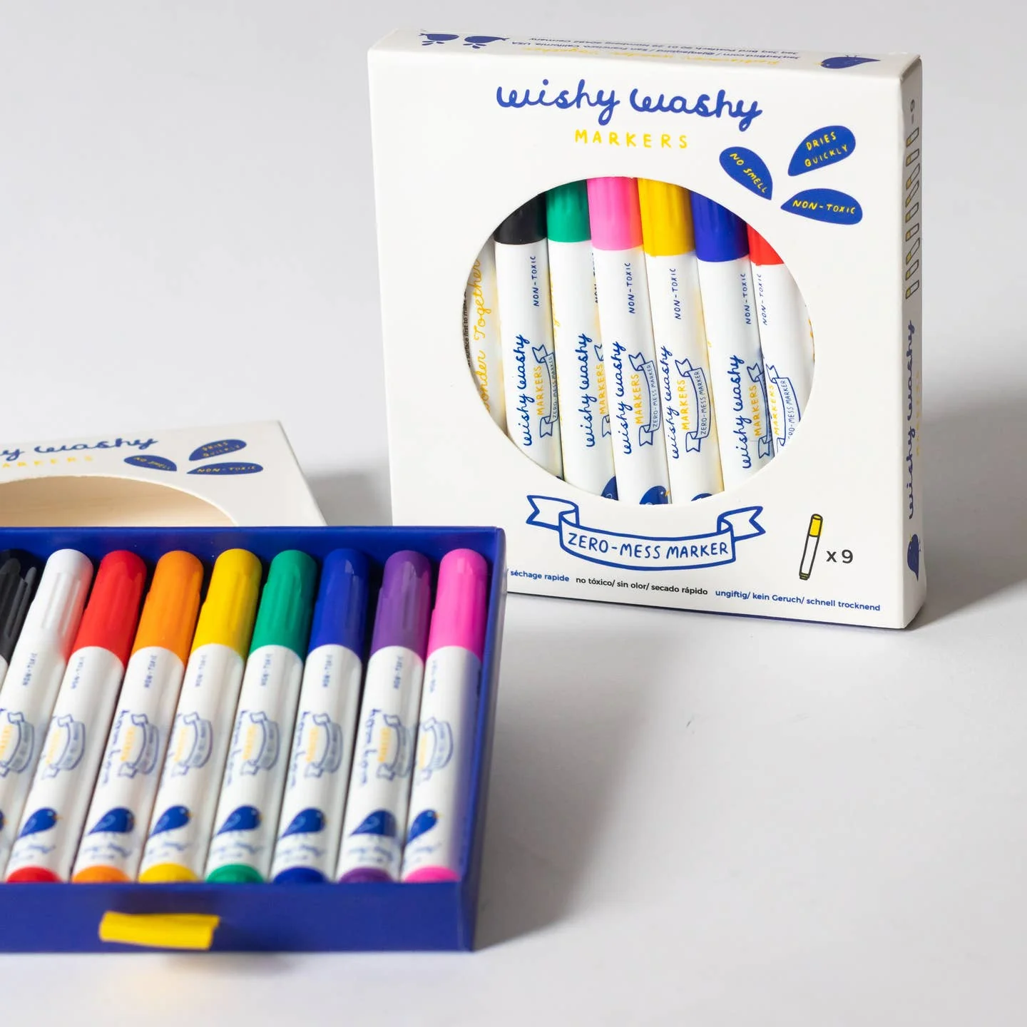 Wishy Washy Markers - Set of 9 by Jaq Jaq Bird - Image 3