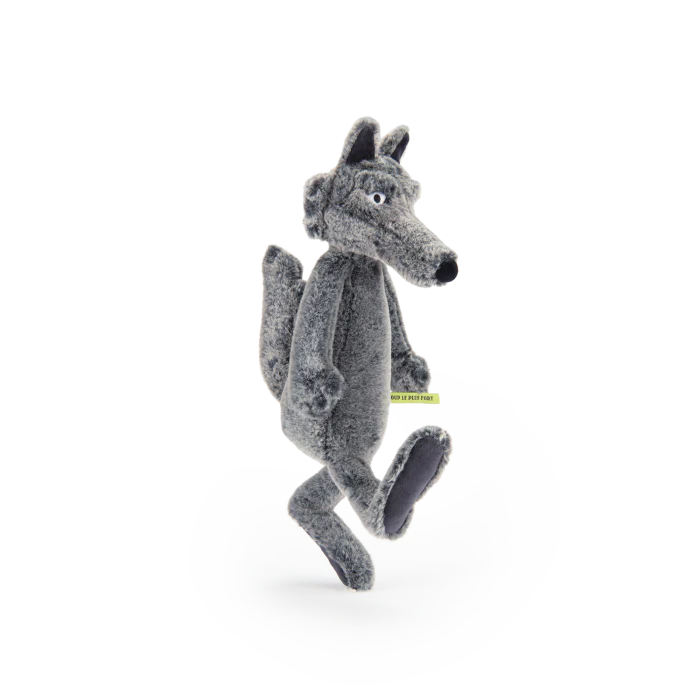 Wolf "Ecole des loisirs" Stuffed Toy by Moulin Roty - Image 2