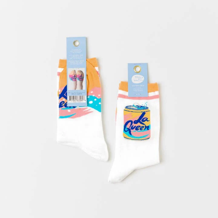 Women's - La Queen Crew Socks by Yellow Owl Workshop - Image 2