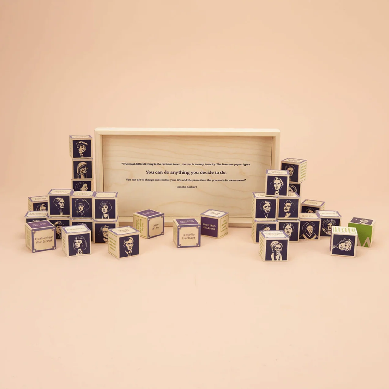 Women Who Dared Wooden Blocks by Uncle Goose - Image 3
