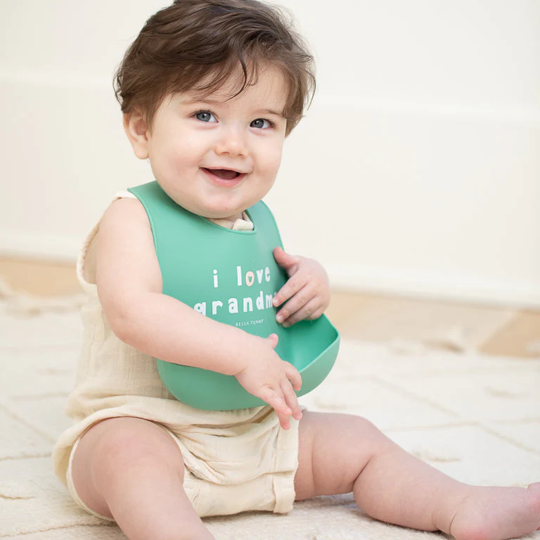 Wonder Bib - I Love Grandma by Bella Tunno - Image 3