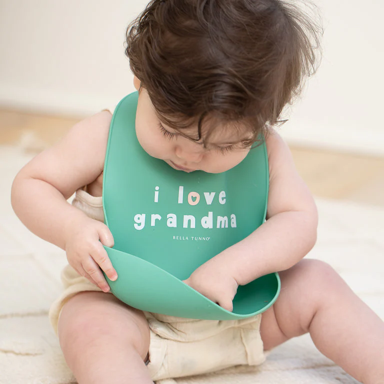 Wonder Bib - I Love Grandma by Bella Tunno - Image 4