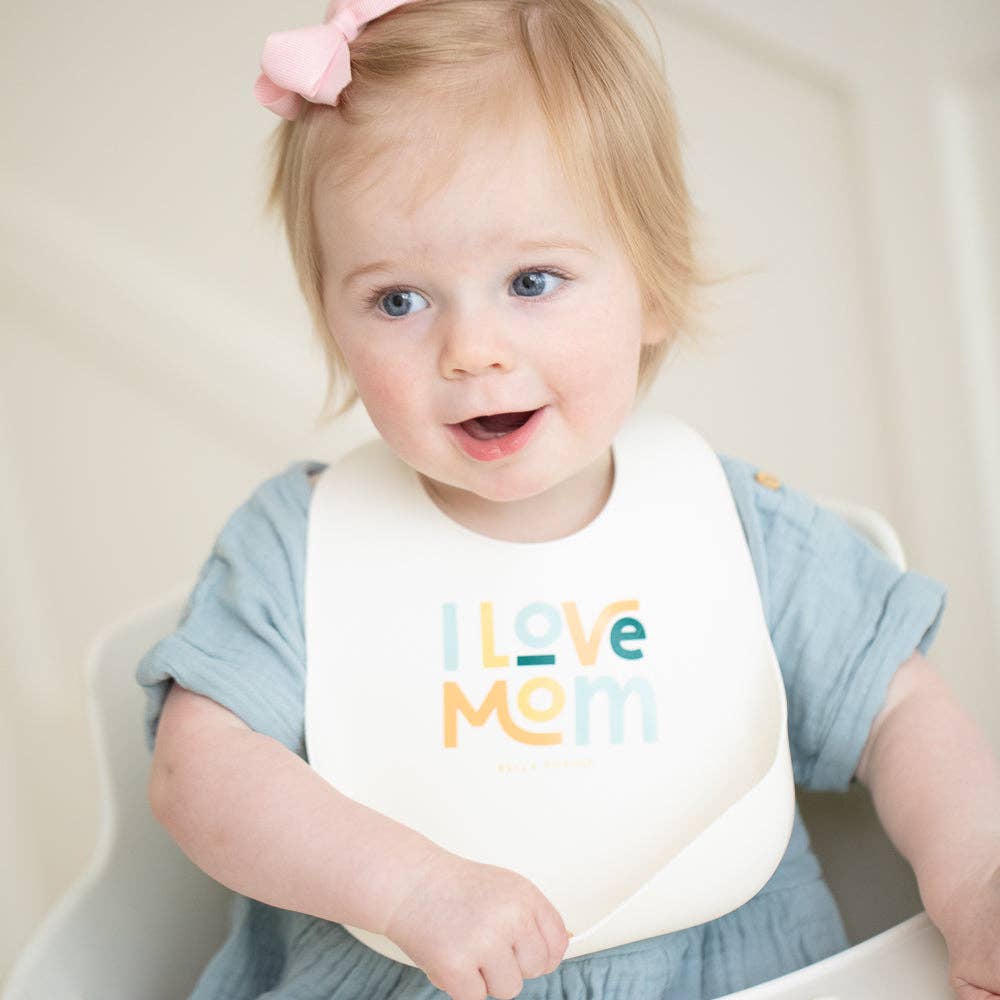 Wonder Bib - I Love Mom by Bella Tunno - Image 3