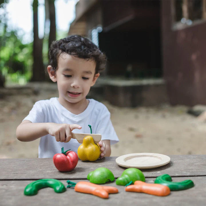 Wonky Fruit and Vegetables by Plan Toys - Image 3
