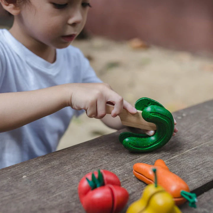 Wonky Fruit and Vegetables by Plan Toys - Image 4