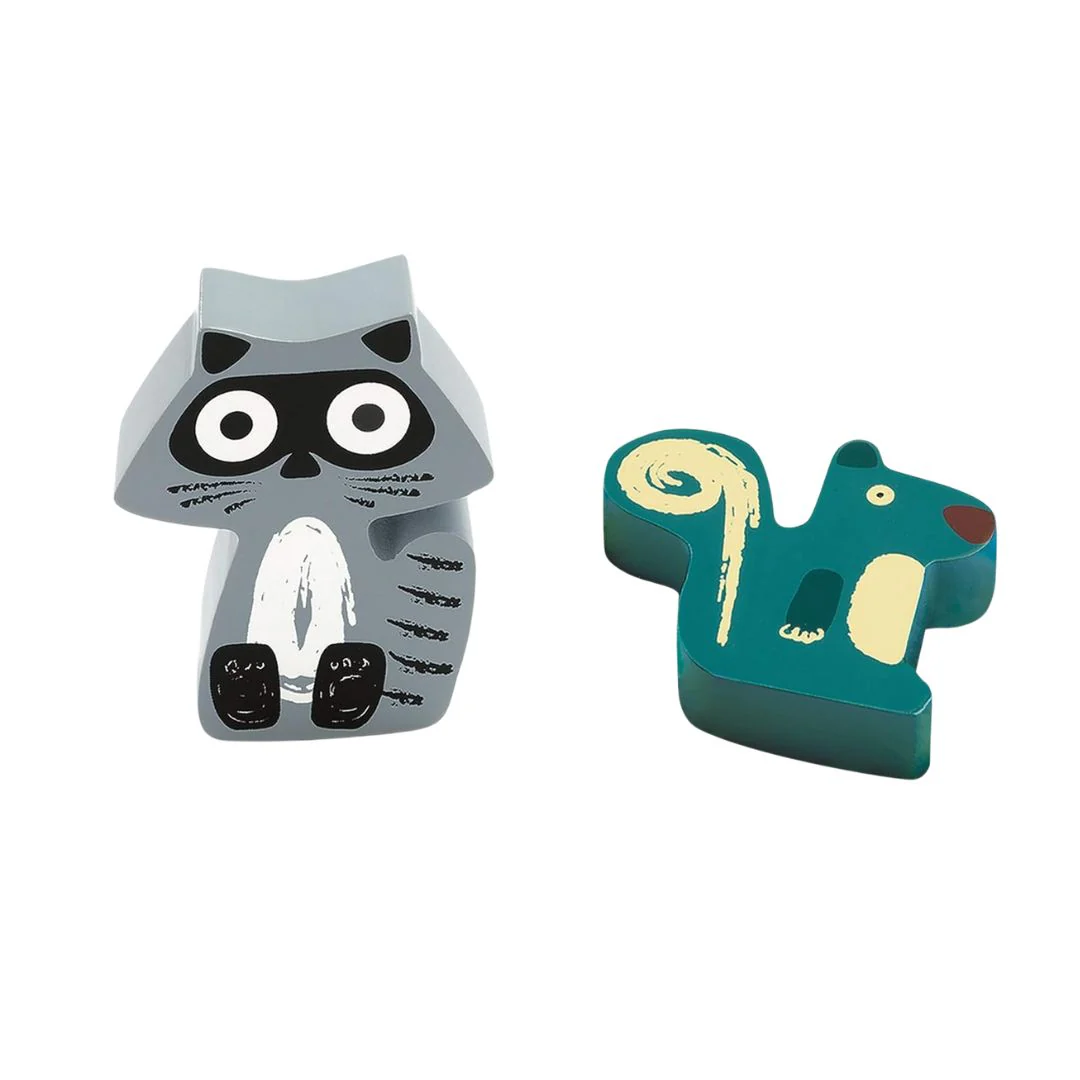 Wood + Felt Puzzle - Oski by Djeco - Image 4