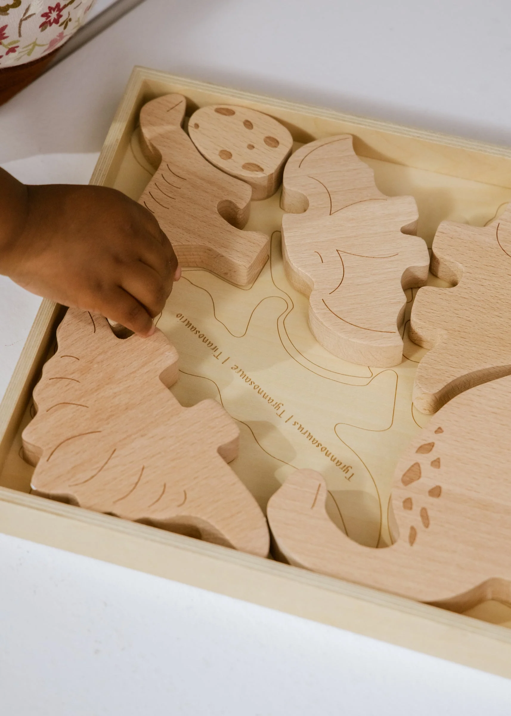 Wooden Balance Puzzle - Dino by Coco Village - Image 5