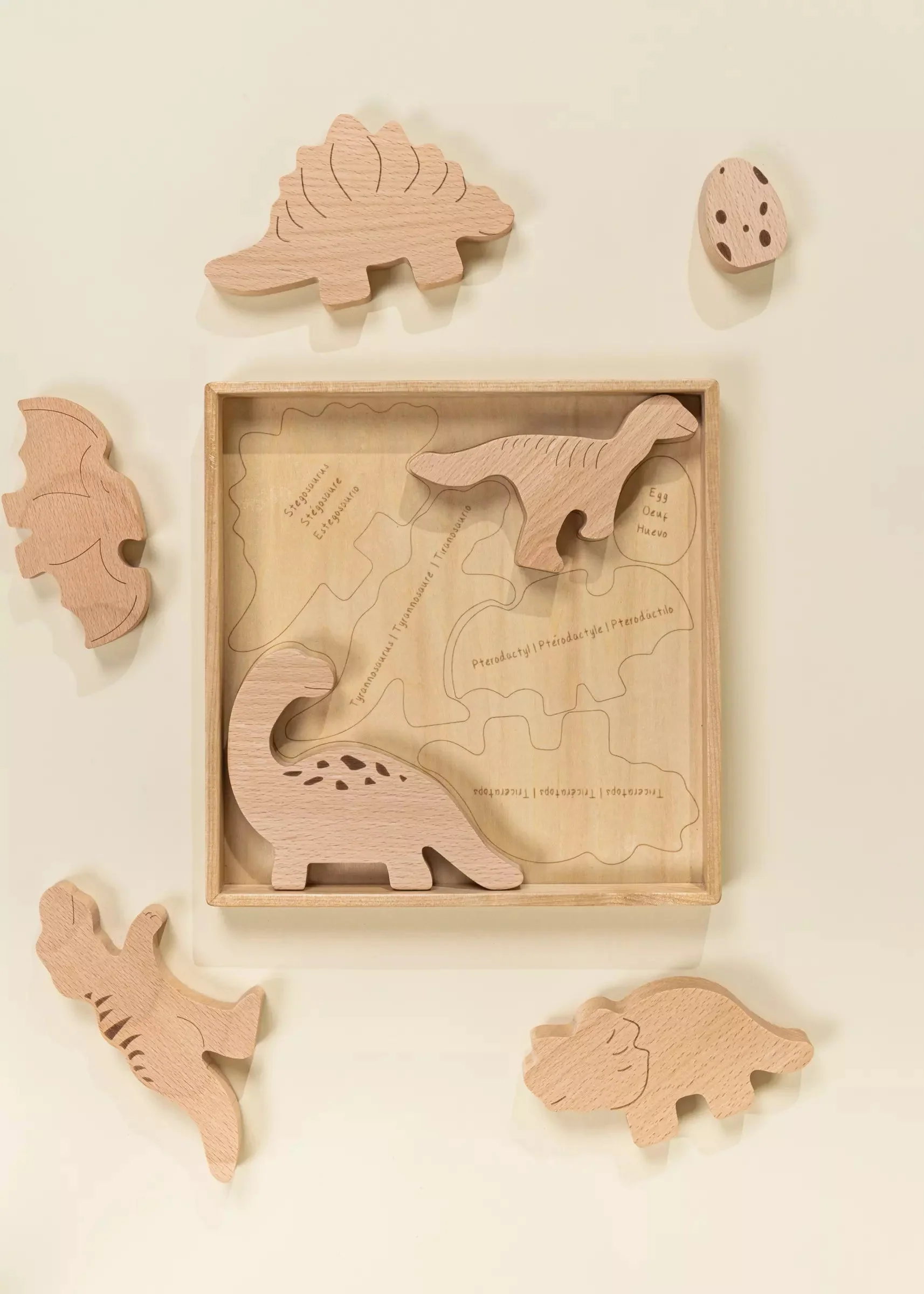 Wooden Balance Puzzle - Dino by Coco Village - Image 8