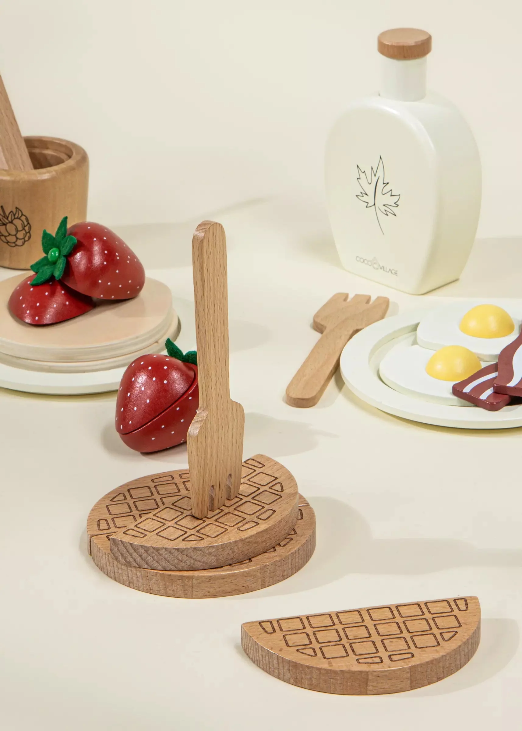 Wooden Brunch Playset by Coco Village - Image 8
