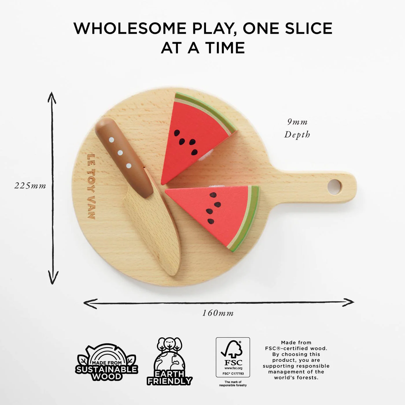 Wooden Chopping Board & Sliceable Play Food by Le Toy Van - Image 5