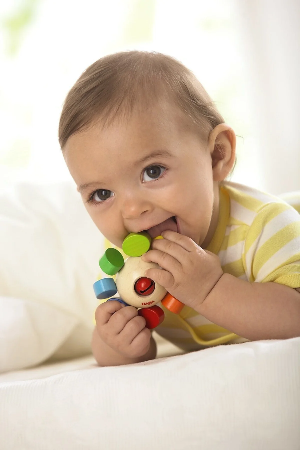 Wooden Clutching Toy - Whirlygig by Haba - Image 3