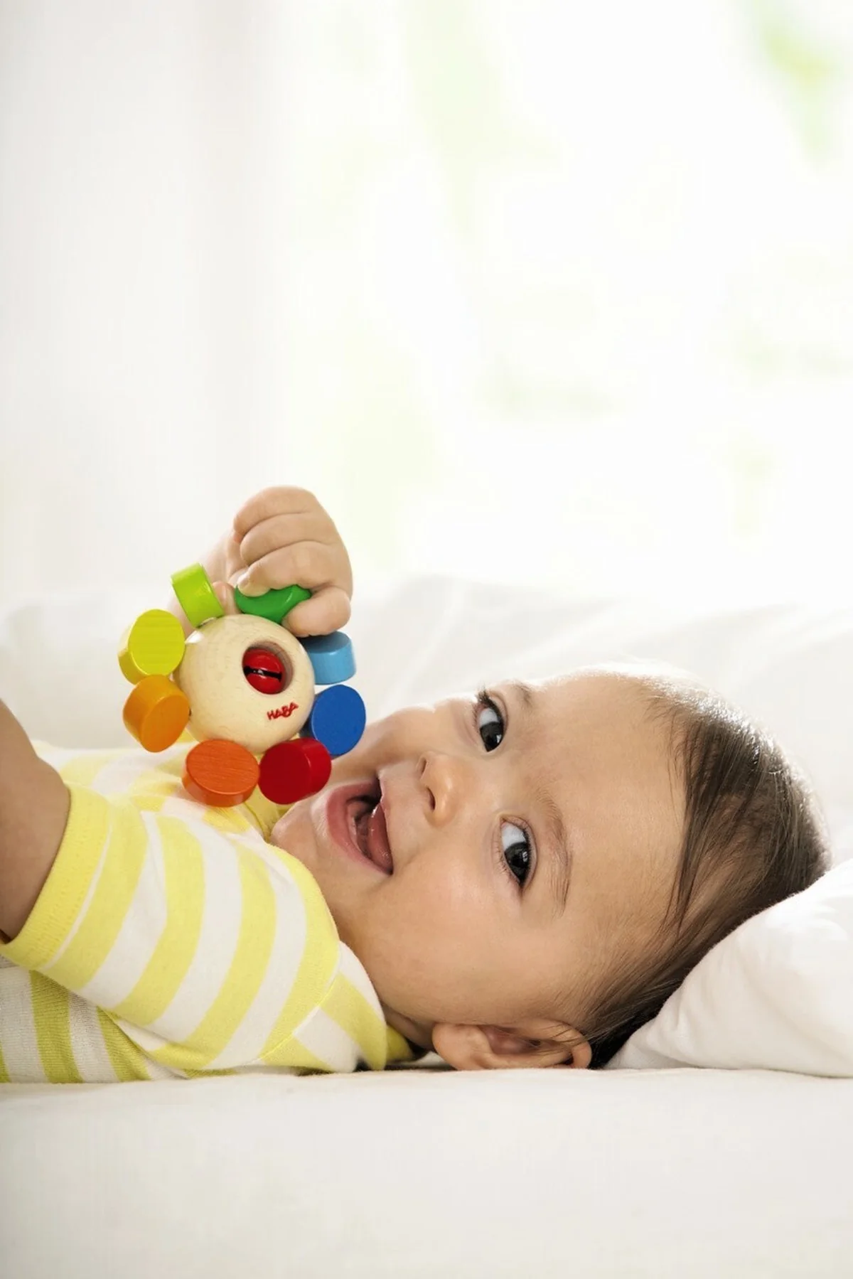 Wooden Clutching Toy - Whirlygig by Haba - Image 4