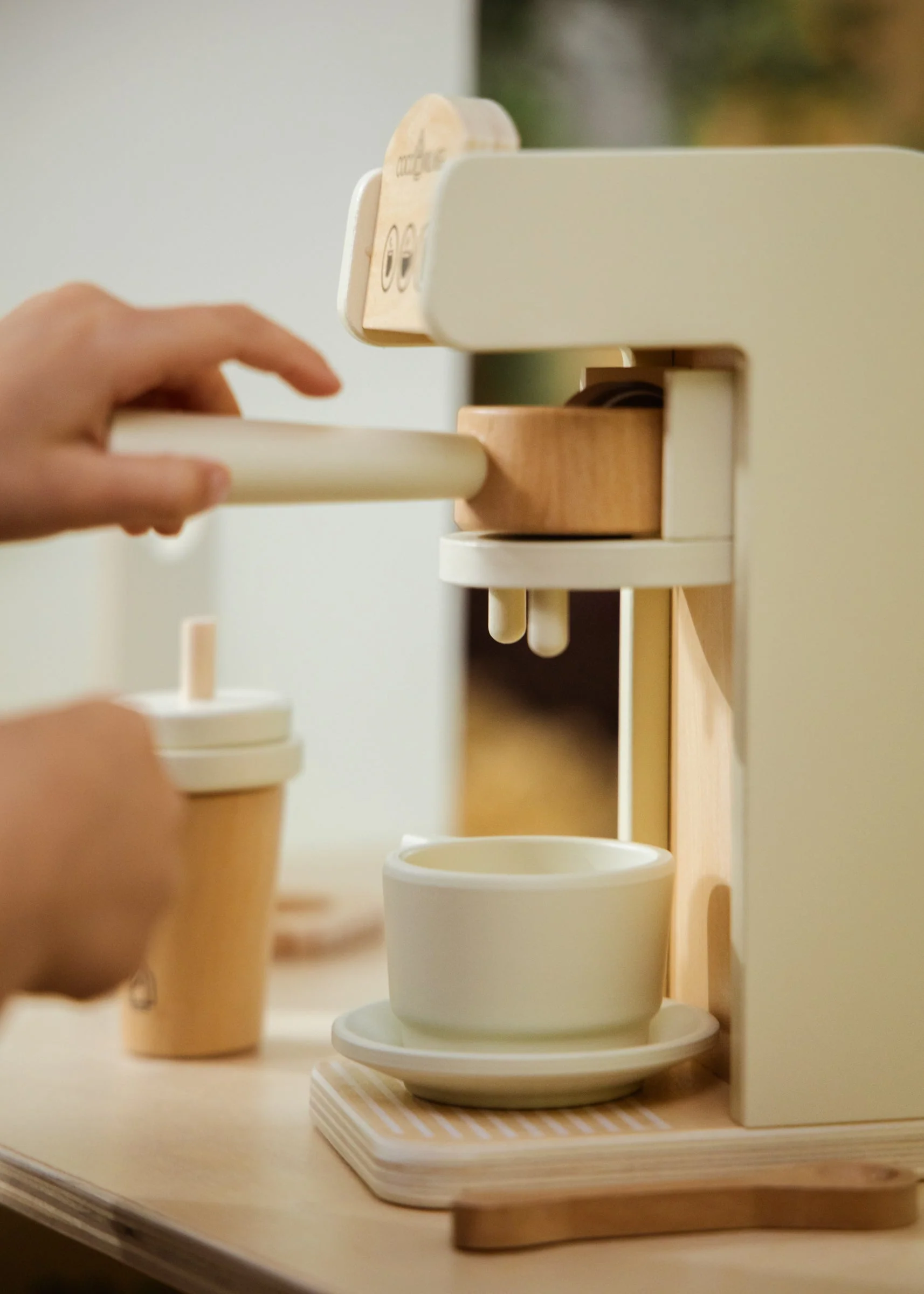Wooden Coffee Maker Set by Coco Village - Image 5