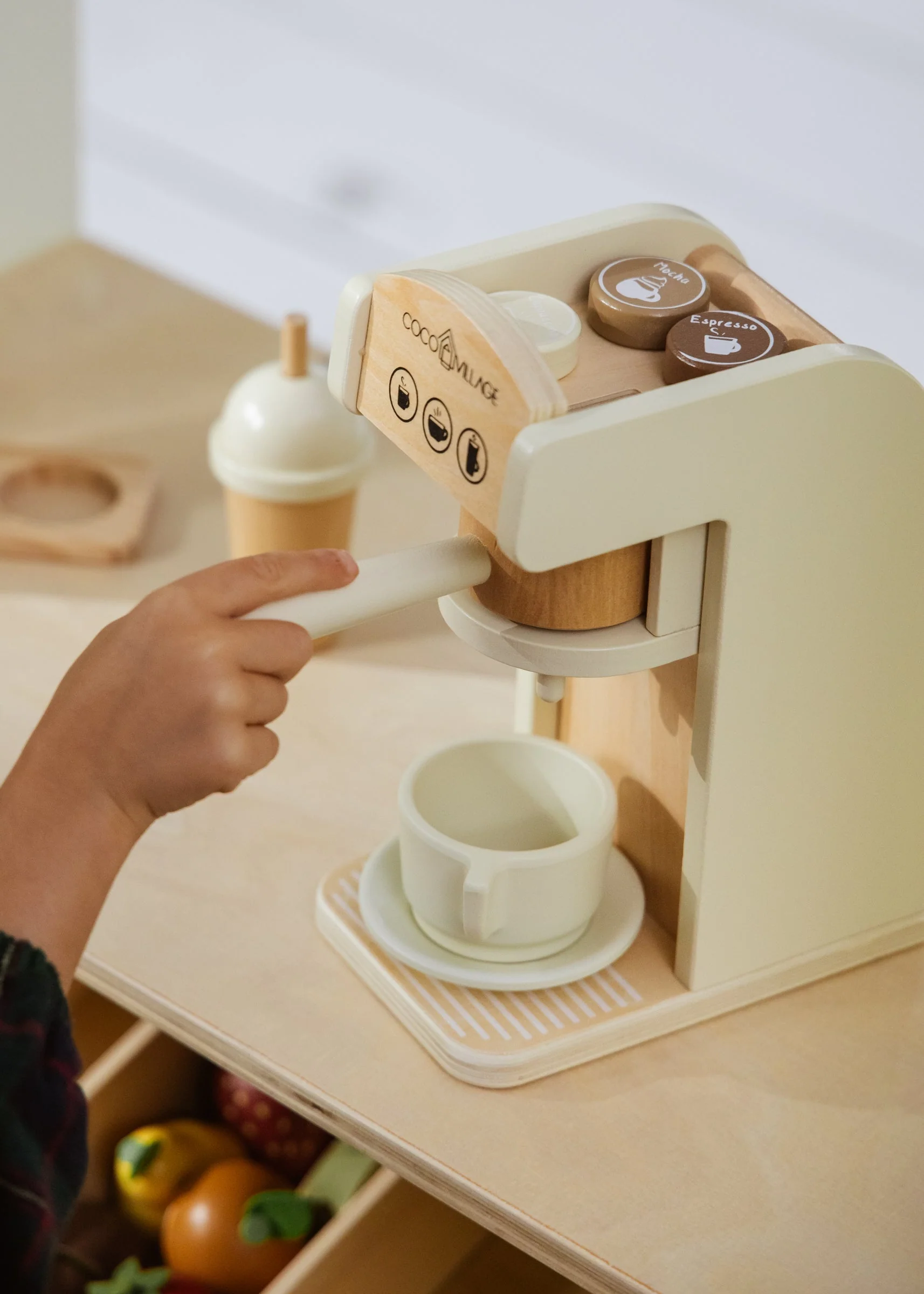 Wooden Coffee Maker Set by Coco Village - Image 6