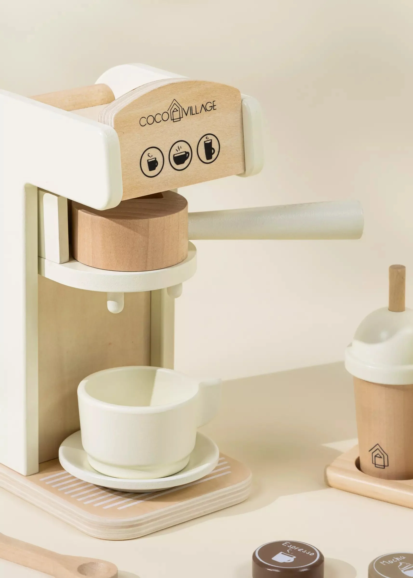 Wooden Coffee Maker Set by Coco Village - Image 9