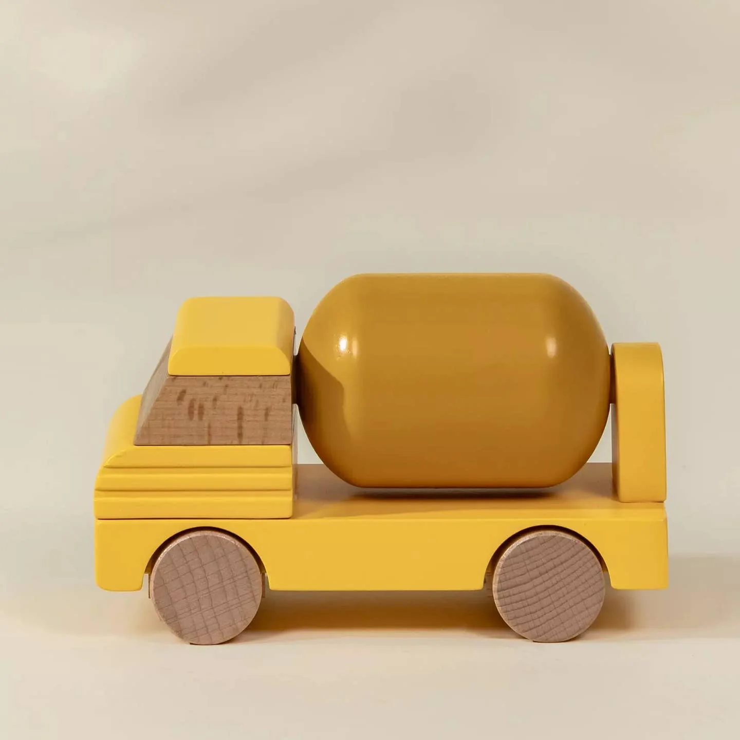 Wooden Construction Vehicle - Cement Truck by Coco Village - Image 2