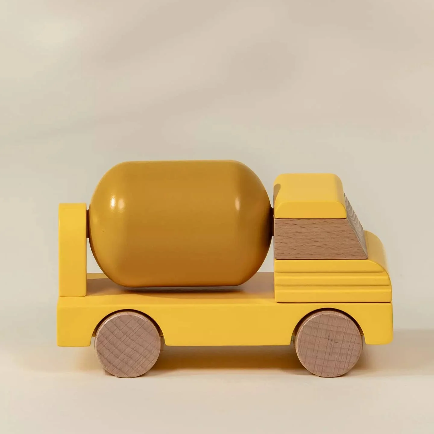 Wooden Construction Vehicle - Cement Truck by Coco Village - Image 4