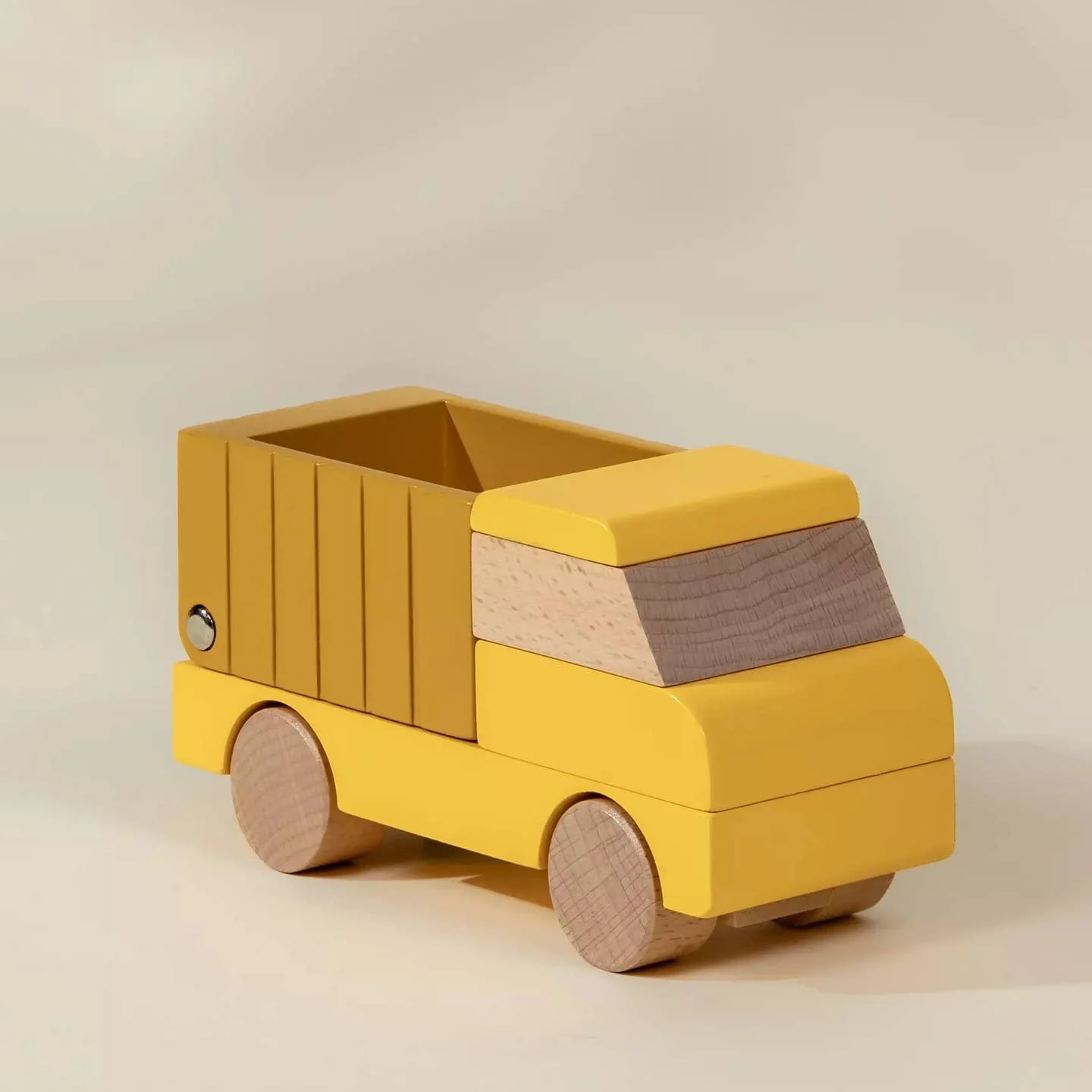 Wooden Construction Vehicle - Dump Truck by Coco Village - Image 2