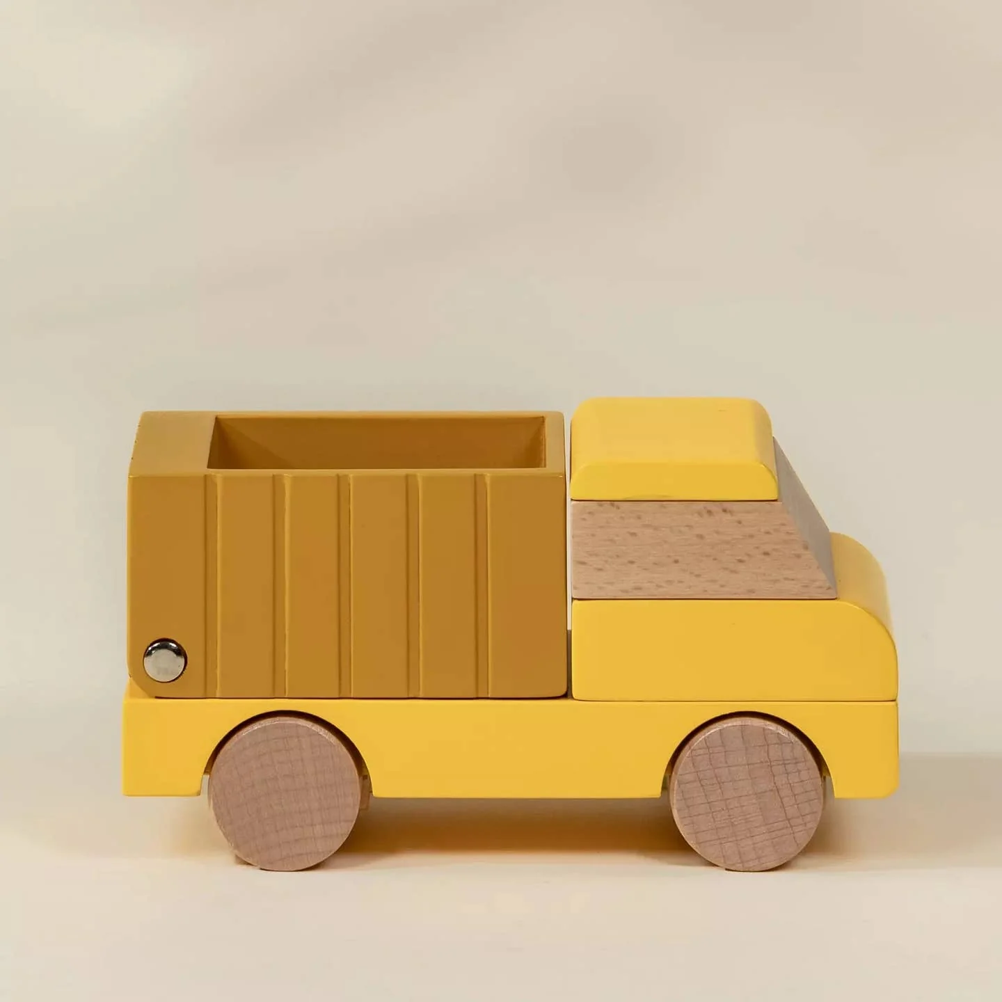 Wooden Construction Vehicle - Dump Truck by Coco Village - Image 4