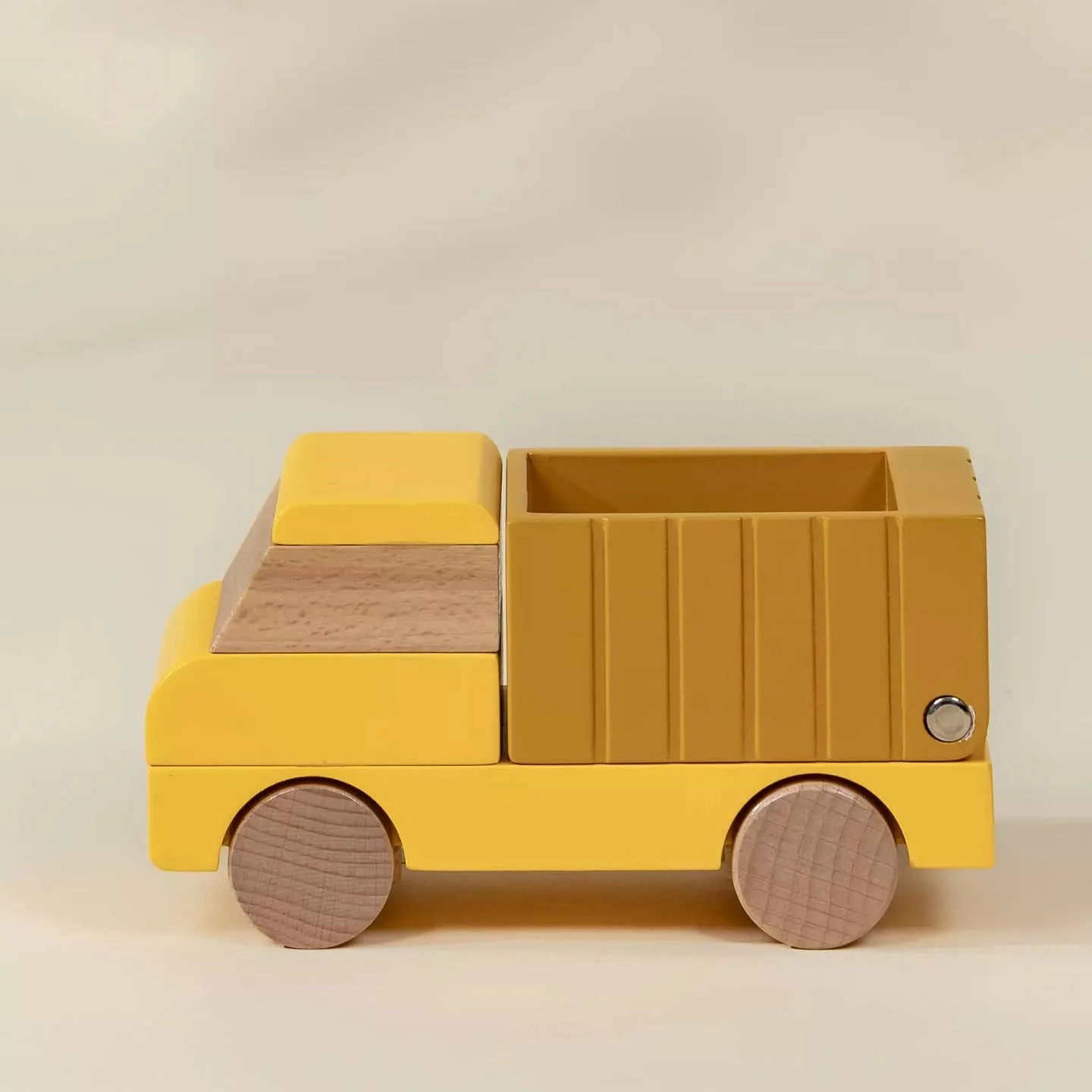 Wooden Construction Vehicle - Dump Truck by Coco Village - Image 5