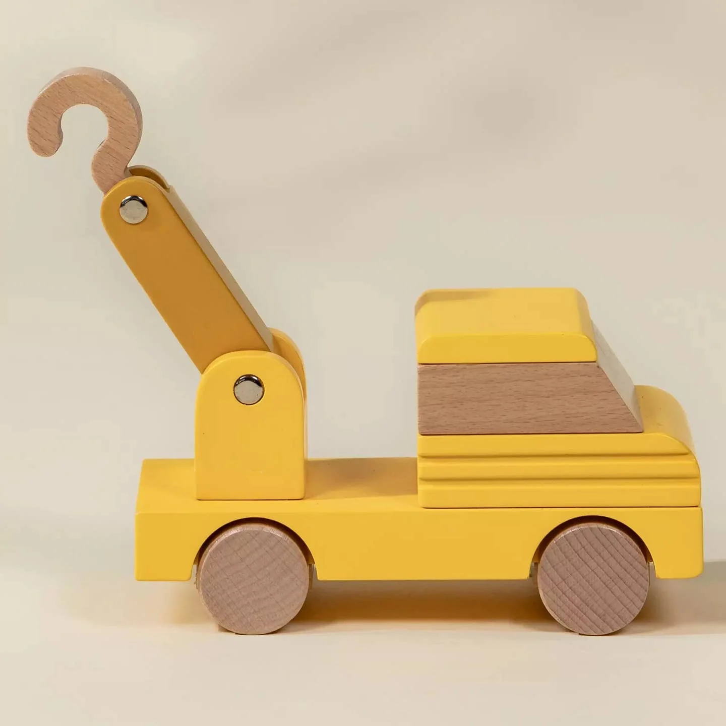 Wooden Construction Vehicle - Tow Truck by Coco Village - Image 3
