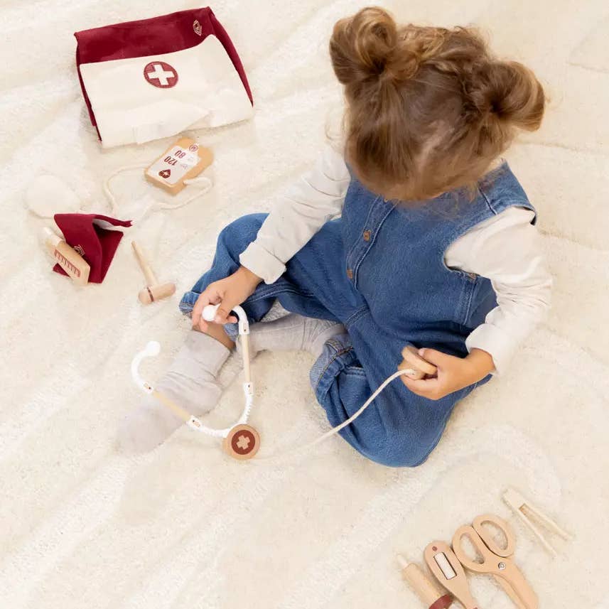 Wooden Doctor Playset by Coco Village - Image 3