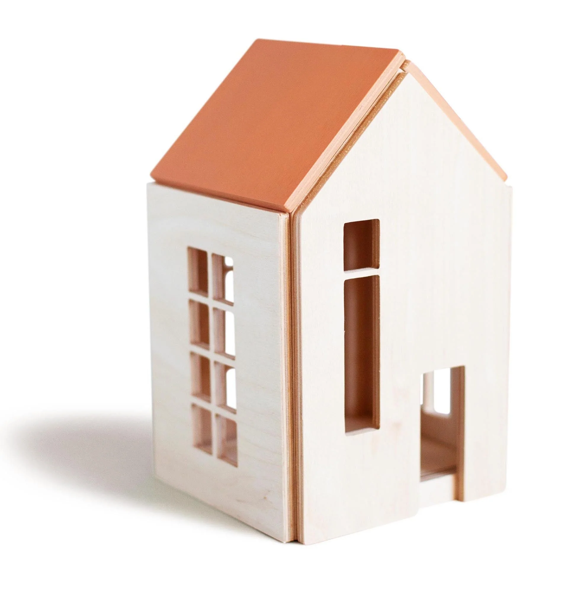 Wooden Dollhouse with Magnets - (M) Terra by Babai - Image 2