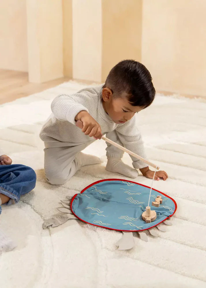 Wooden Fishing Game with Bag by Coco Village - Image 4