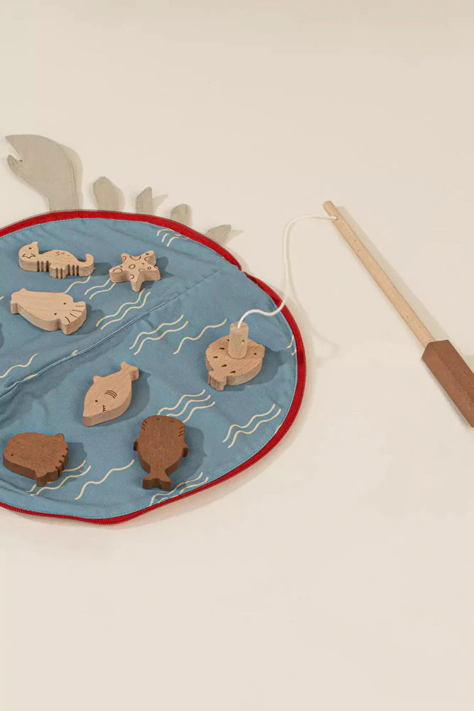 Wooden Fishing Game with Bag by Coco Village - Image 6