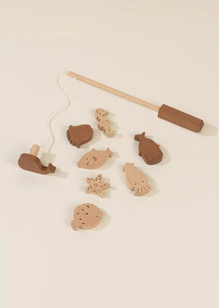 Wooden Fishing Game with Bag by Coco Village - Image 8