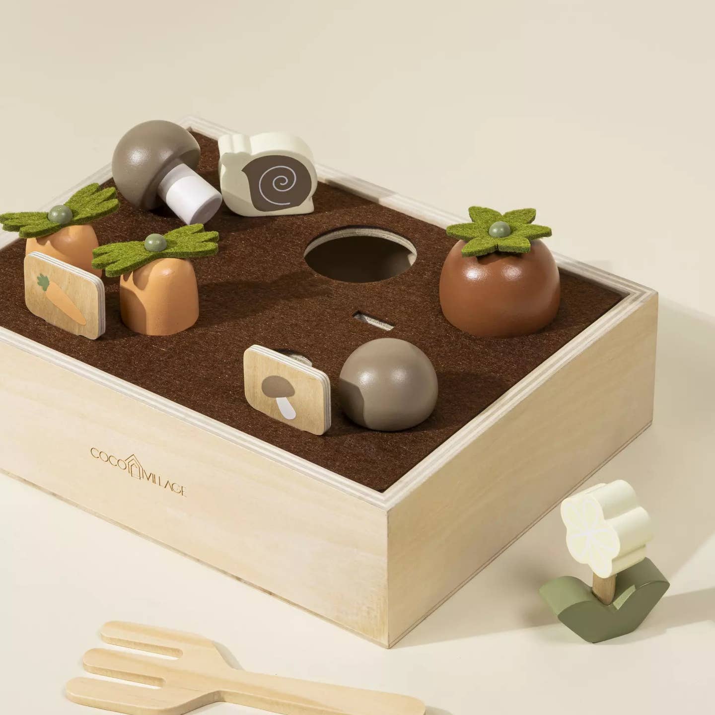 Wooden Gardening Playset and Accessories by Coco Village - Image 5