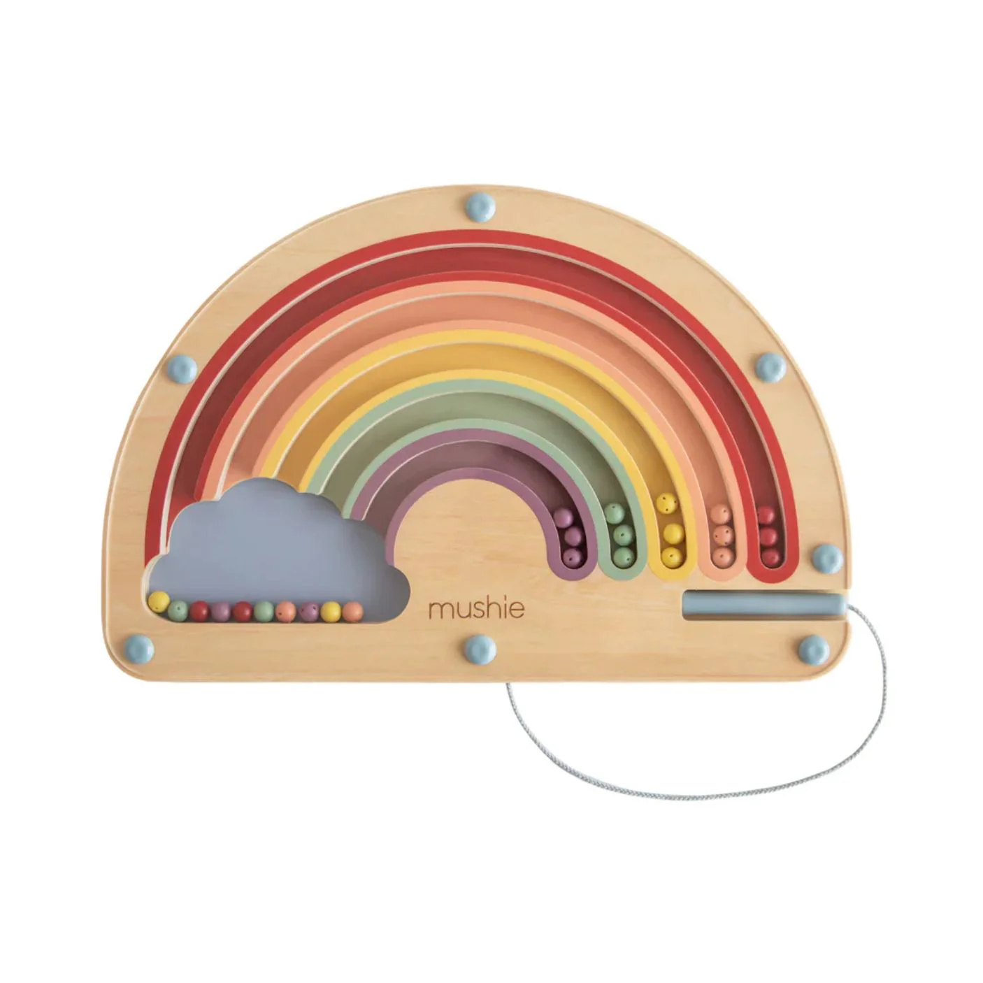 Wooden Magnetic Rainbow Maze by Mushie & Co