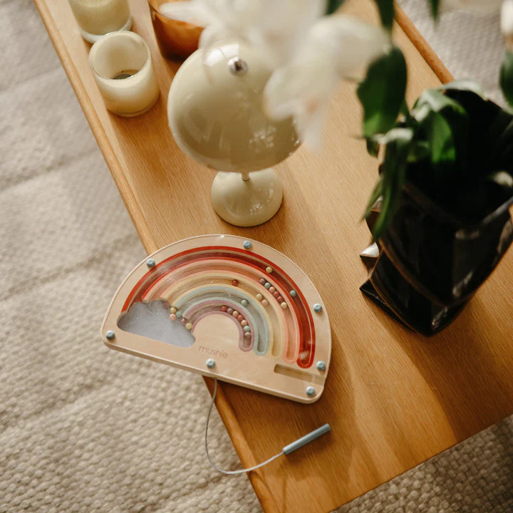 Wooden Magnetic Rainbow Maze by Mushie & Co - Image 9