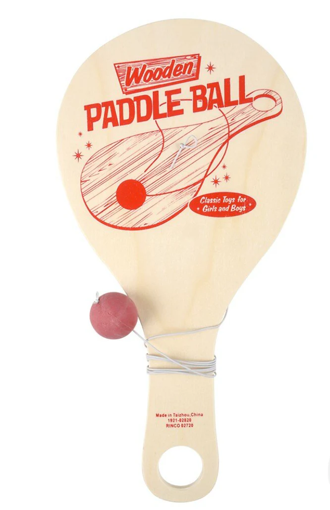 Wooden Paddle Ball by The Toy Network - Image 3
