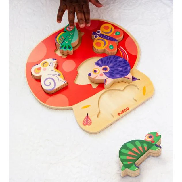 Wooden Puzzle - Anianco by Djeco - Image 3